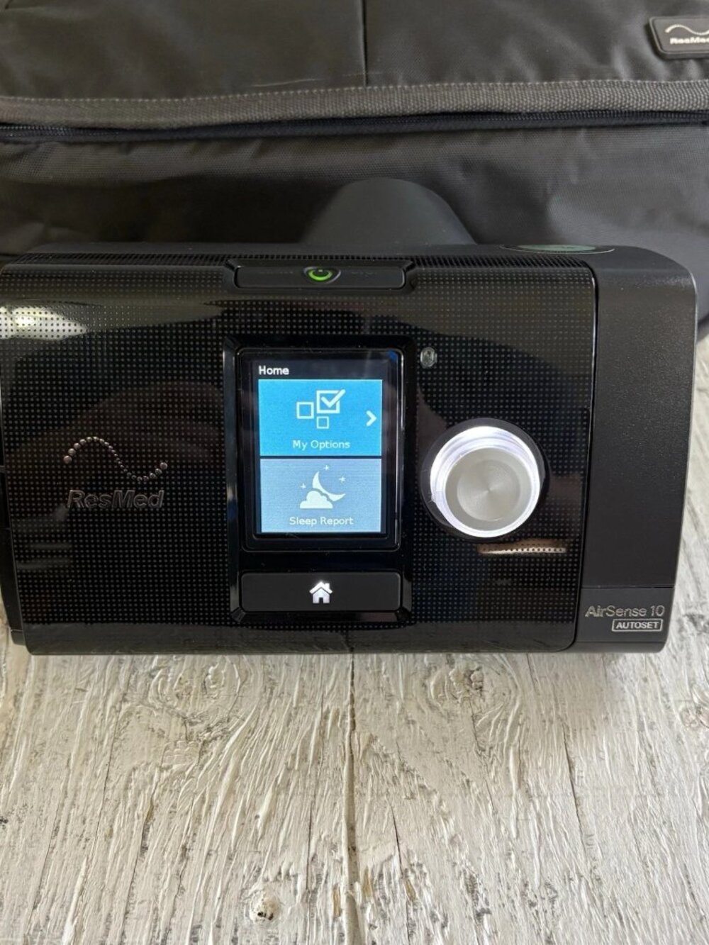 ResMedAir Sense 10 C Pap Machine with Grey Padded Carrying Case Only Used 24 Hr - Picture 9 of 16